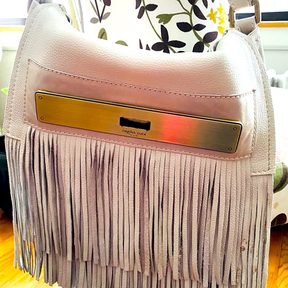 Carina Duek New Leather Fringe purse from Brazil - Picture 3 of 15